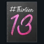 Carnet 13e anniversaire Treize filles Officielle Adolesce<br><div class="desc">Le birthday Ideas for Boys and Girls. Awesome Surprise for your thirteen year old kid,  grandkid,  son and daughter. Funny 13th Birthday Official Teenager Party Design for 13 years old niece and nephew.</div>