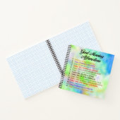 Carnet 14 Affirmations du bon matin (Intérieur)