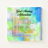 Carnet 14 Affirmations du bon matin - Pensée positive (Dos)
