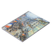 Carnet 14 juillet, rue Daunou par Childe Hassam (Côté gauche)