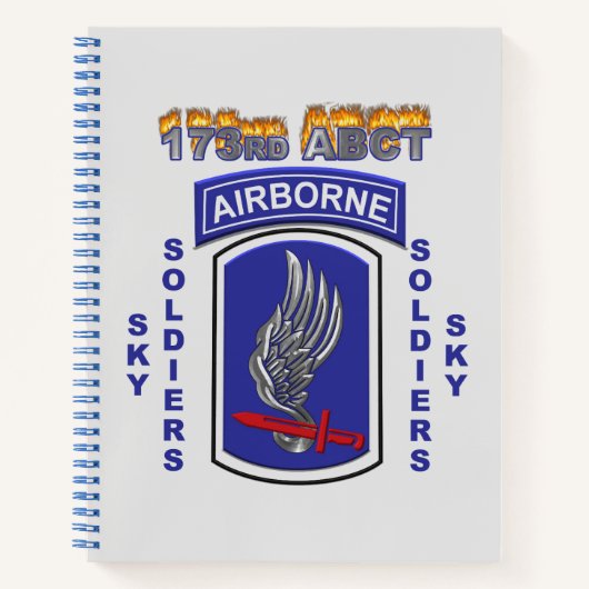 Carnet 173e équipe de combat de la brigade aéroportée (Devant)