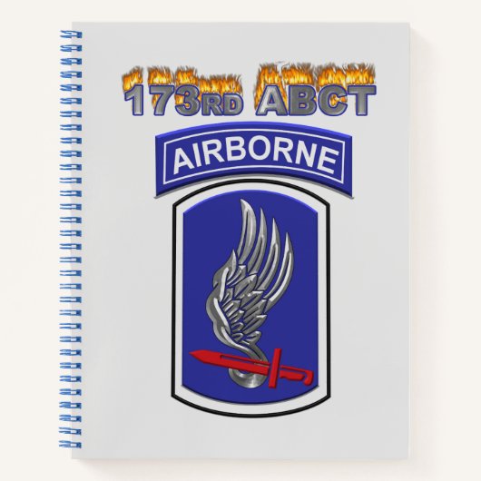 Carnet 173e équipe de combat de la brigade aéroportée (Devant)