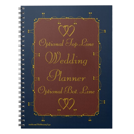 Carnet 1776 Mariage Collection Planner personnalisé (Devant)