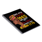 Carnet 1776 : Mon ancêtre n'était pas libre 1776 (Côté Droit)