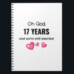Carnet 17e anniversaire de Mariage Dons amusants pour lui<br><div class="desc">17e anniversaire Mariage Dons amusants pour lui ou son carnet.Achetez la vôtre dès aujourd'hui !</div>