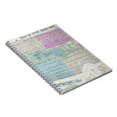 Carnet 1870 Carte New York City Central Park (Côté Droit)