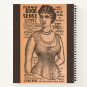 Carnet 1880s Ferris Common Sense Corsets et (Dos)