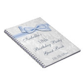 Carnet 18ème Damassé et arc de fête d'anniversaire (Côté Droit)