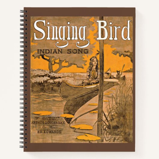 Carnet 1909 Partition chantante d'oiseaux (Devant)