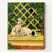 Carnet 1914 deux chiens curieux (Dos)