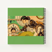 Carnet 1920 belle mère et bébé (Dos)