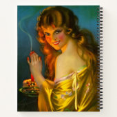 Carnet 1920 jolie dame (Dos)