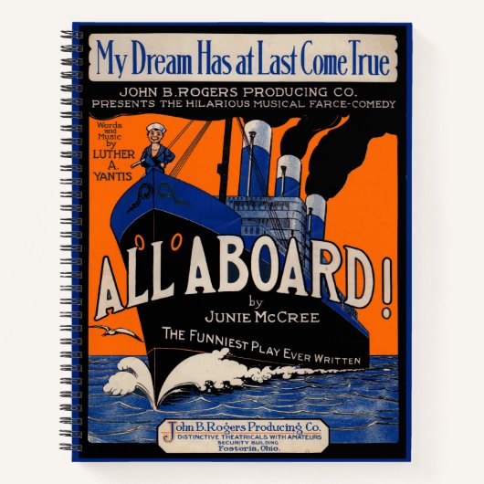 Carnet 1921 All Aboard sheet music (Devant)