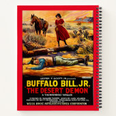 Carnet 1925 Buffalo Bill, Jr. - affiche du film Démon du (Dos)