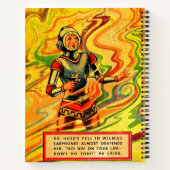 Carnet 1930 Buck Rogers bande dessinée Wilma Deering (Dos)