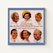 Carnet 1930 Tout Le Monde Aime Chevrolet (Dos)