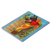 Carnet 1940 pin-up gal et cheval (Côté gauche)