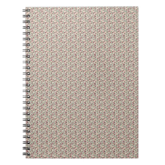 Carnet 1940s Utility Floral Sprig Pattern (Devant)