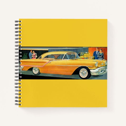 Carnet 1950 s golden Rocket 88 Oldsmobile (Devant)