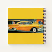 Carnet 1950 s golden Rocket 88 Oldsmobile (Dos)