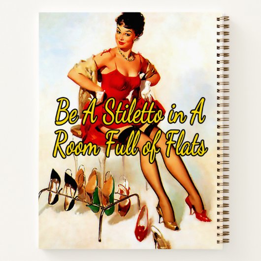 Carnet 1950's Trying on Shoes par Gil Elvgren (Dos)