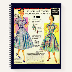 Carnet 1953 Boutique Gimbels