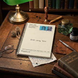 Carnet 1966 Robert Burns Postage Stamp Antique Literary