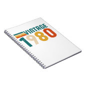 Carnet 1980 vintage (Côté Droit)