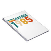 Carnet 1985 vintage (Côté Droit)