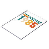 Carnet 1985 vintage (Côté gauche)