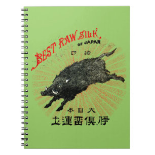 Carnet 19ème C. Soie japonaise