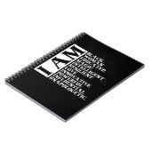 Carnet 1 Black Woman Saying I (Côté gauche)