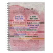 Carnet 1 Corinthiens 13 - Amour (Devant)