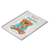 Carnet 1er 5 ans de votre bébé, DO-IT-YOURSELF nom/info,  (Côté gauche)