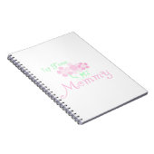 Carnet 1ère Fleurs roses Mommy Cadeaux (Côté Droit)