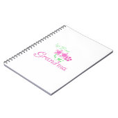 Carnet 1ère fois Grandma Fleurs roses cadeaux (Côté gauche)