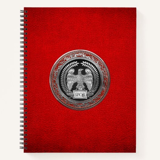 Carnet [200] Aigle impérial romain argenté (Devant)
