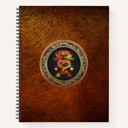 Carnet [200] Dragons rouges et jaune (Devant)