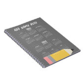 Carnet 2023-2024 Calendrier universitaire - Juillet à Jui (Côté Droit)