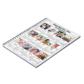 Carnet 2023 Silver Gold Modern Family 12 Calendrier photo (Côté gauche)