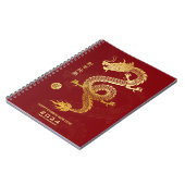 Carnet 2024 Année du Dragon Nouvel An Lunaire 2024 (Côté gauche)
