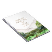 Carnet 2024 JW Année Texte Psaume 56:3 Aquarelle de forêt (Côté Droit)