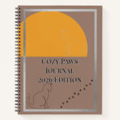 Carnet 2026 Cozy Paws New Year Spiral Notebook (Devant)