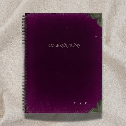 Carnet 2026 Gothic Scholar Observations Ledger