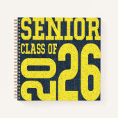 Carnet 2026 Senior Year Modern Graphic Keepsake Autograph (Devant)