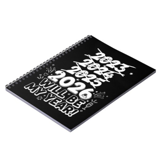 Carnet 2026 Will Be My Year (Côté gauche)