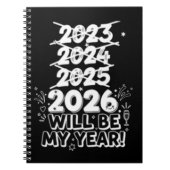 Carnet 2026 Will Be My Year (Devant)