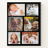 Carnet 2026 Year Monthly Calendar Black Custom 9 Photos (Dos)