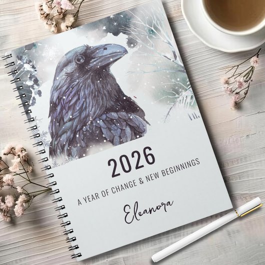 Carnet 2026 Year of Change Raven Symbolism