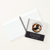 Carnet 2026 Year of the Fire Horse Motivational Quote (Intérieur)